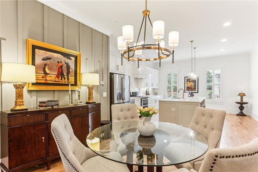 Furnished interior view inside a new home in , Marietta (Image 20).