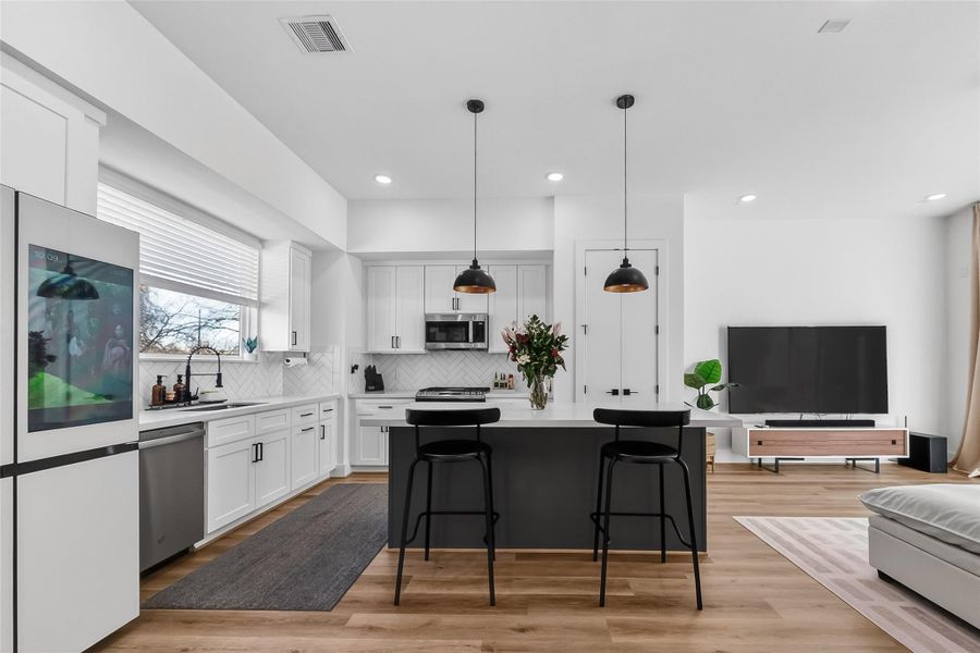 Furnished interior view inside a new home in , Houston (Image 19). Furnished interior view inside a new home in , Houston (Image 19).