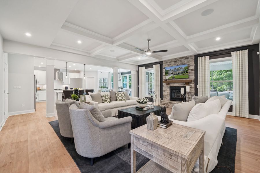 Representative furnished interior of a home built from the The Seneca by Stanley Martin Homes in Glenhurst, Matthews (Image 12).