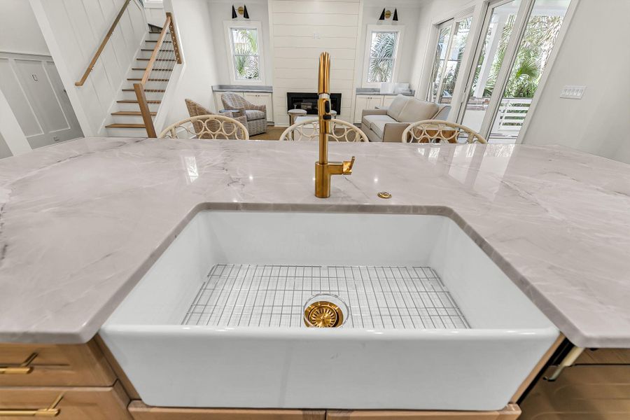 Close-up of interior finishes inside a home in , Isle Of Palms (Image 49).