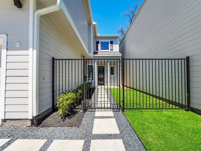 Gated Entry for added security! (Sample photos of a completed Warwick floor plan. The image may feature alternative selections and/or upgrades.)