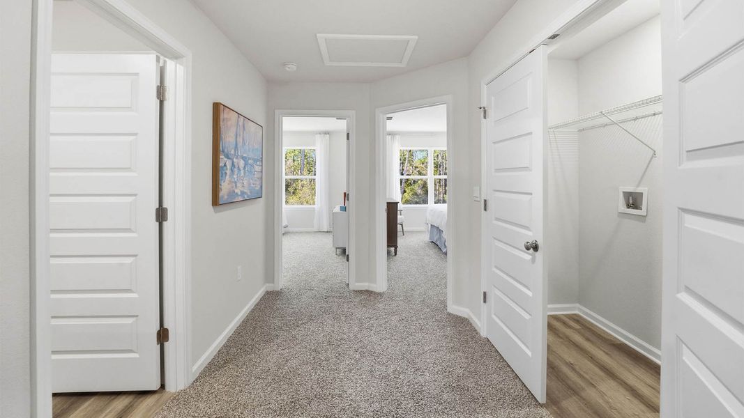 Spacious, unfurnished interior of a new home in Chateau Nemours, Port Saint Joe (Image 24). Spacious, unfurnished interior of a new home in Chateau Nemours, Port Saint Joe (Image 24).