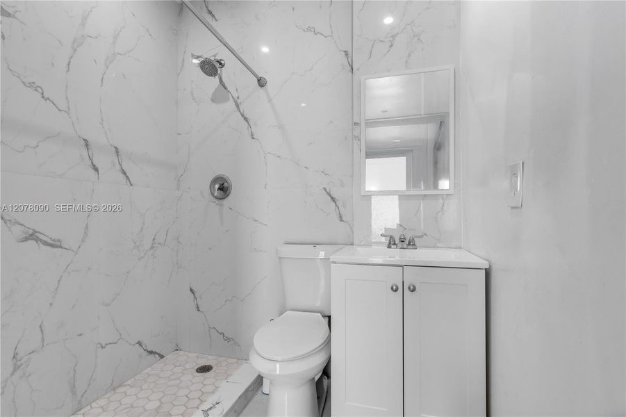 Furnished interior view inside a new home in , Miami (Image 9).