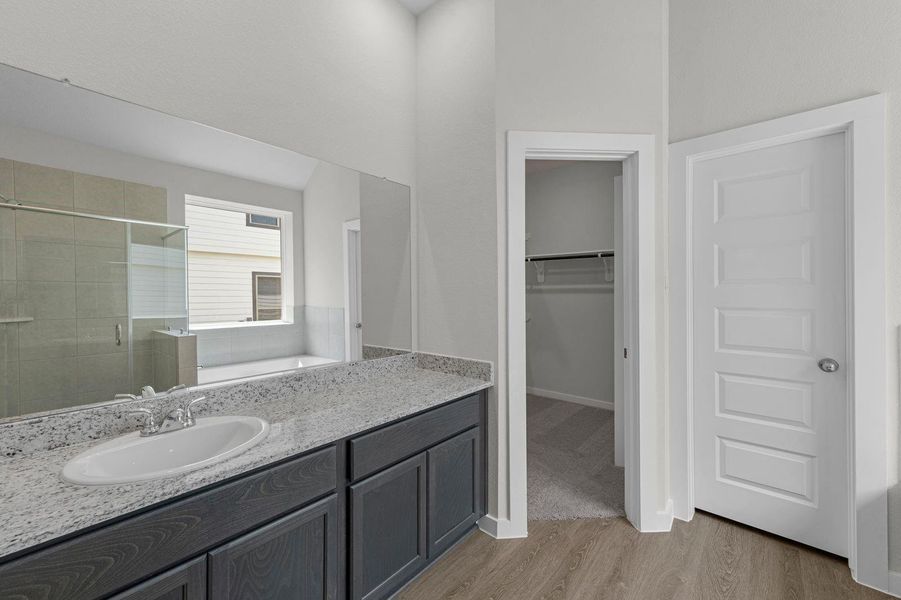 Furnished interior view inside a new home in Lexington Heights, Willis (Image 6).