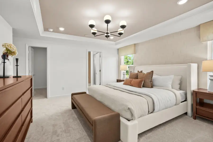 Furnished interior view inside a new home in The Retreat at Carolina Ridge, Harrisburg (Image 34). Furnished interior view inside a new home in The Retreat at Carolina Ridge, Harrisburg (Image 34).