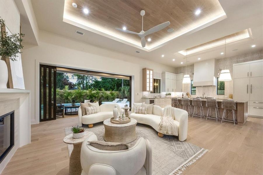 Furnished interior view inside a new home in , Sarasota (Image 49).
