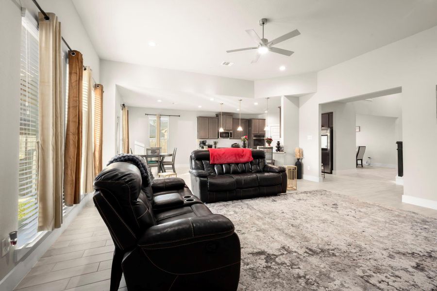 Furnished interior view inside a new home in Bradbury Forest, Spring (Image 12).
