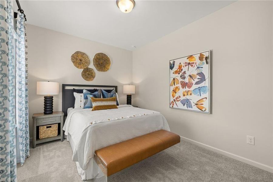 Furnished interior view inside a new home in Oakmont, Dallas (Image 27).