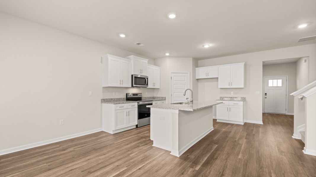 Furnished interior view inside a new home in Captain's Corner, Grovetown (Image 4).