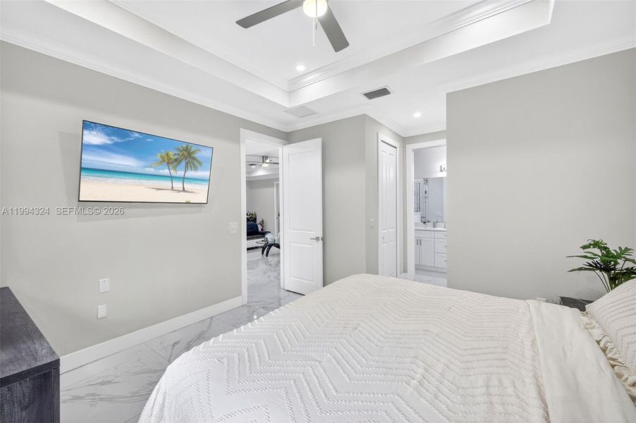 Furnished interior view inside a new home in , Naples (Image 10).