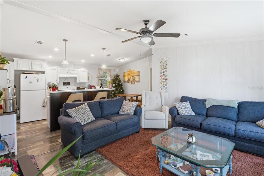 Furnished interior view inside a new home in , Dunnellon (Image 8).