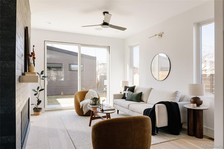 Furnished interior view inside a new home in , Denver (Image 4).