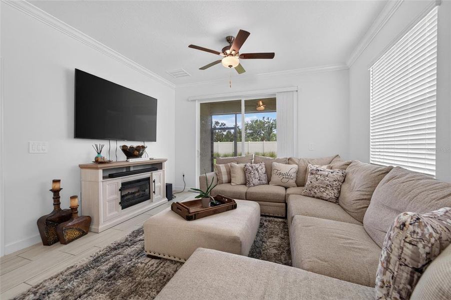 Furnished interior view inside a new home in , Parrish (Image 49).