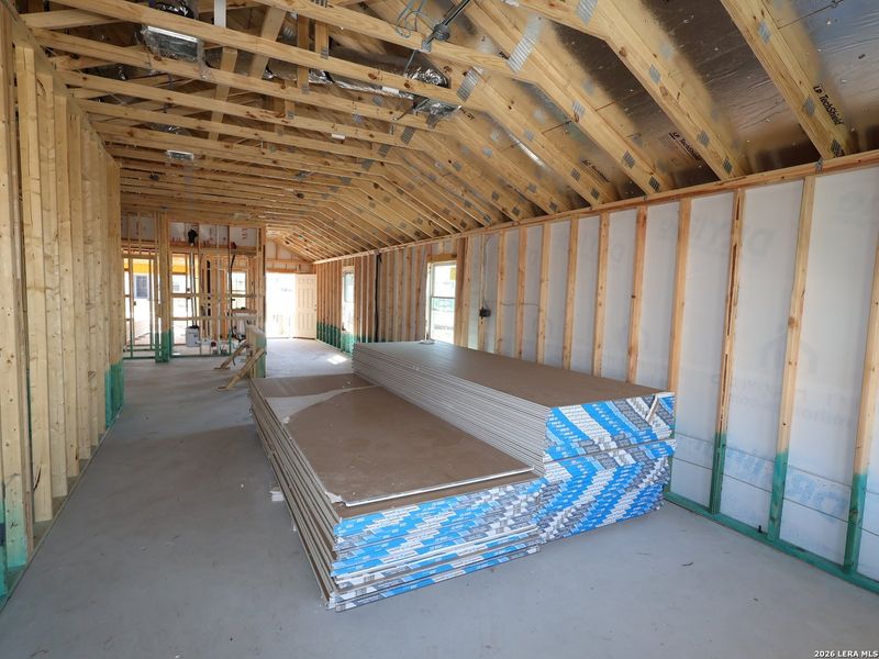 In-progress construction of a new home in Meadows at Clear Springs, New Braunfels, TX (Image 19).