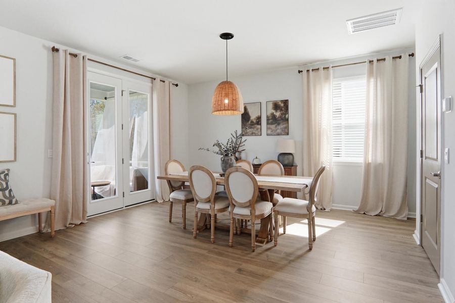 Furnished interior view inside a new home in Founders Corner, Lincolnville (Image 10).