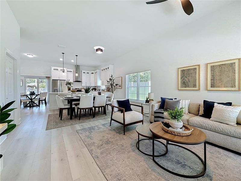 Furnished interior view inside a new home in , St. Petersburg (Image 15).