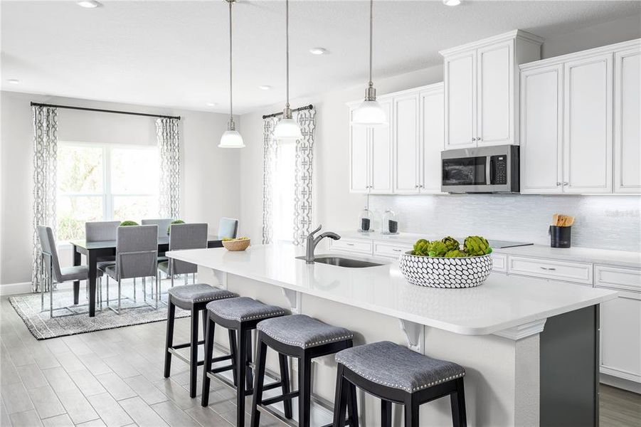 Furnished interior view inside a new home in Morningside Reserve, Leesburg (Image 3). Furnished interior view inside a new home in Morningside Reserve, Leesburg (Image 3).