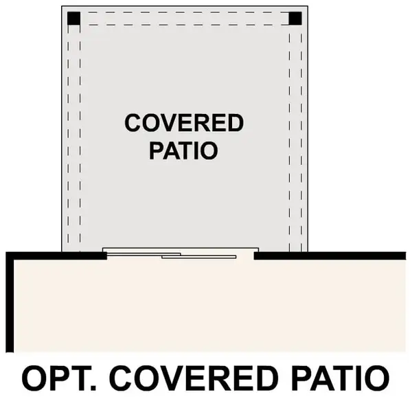 2D floor plan layout for the Oak by Century Communities in Cedar Hollow, Hickory, NC (Image 4).
