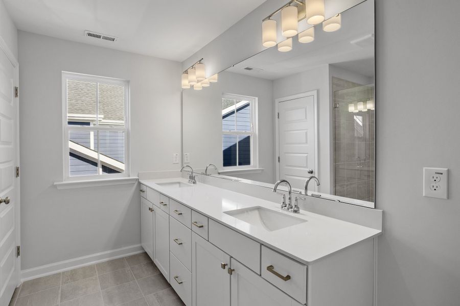 Furnished interior view inside a new home in Sweetbrier, Durham (Image 13).