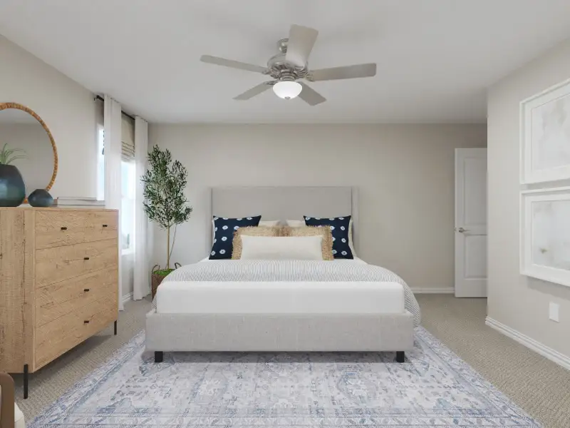 Furnished interior view inside a new home in Oak Ridge Park, Corinth (Image 5).