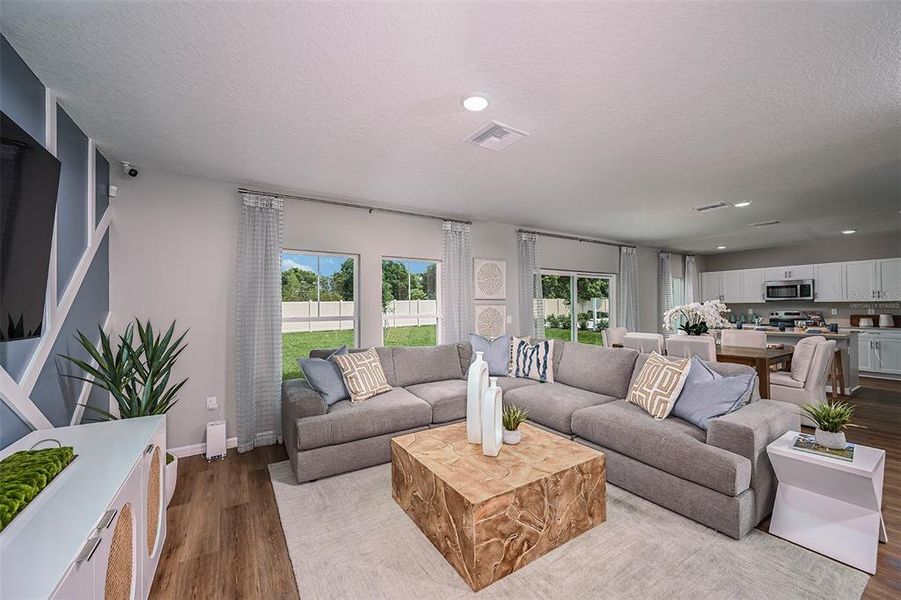 Furnished interior view inside a new home in Crosswinds, Haines City (Image 14).
