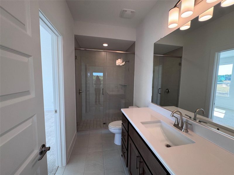 Furnished interior view inside a new home in ClearWater Ranch, Liberty Hill (Image 12).
