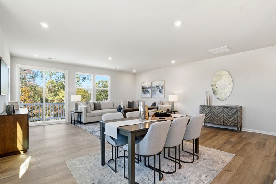 Representative furnished interior of a home built from the Grifton by Mattamy Homes in The Townes at Westfall, Gastonia (Image 15).