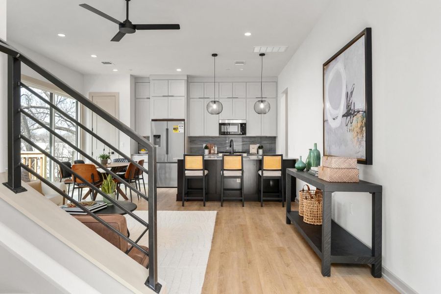 Furnished interior view inside a new home in , Austin (Image 15).