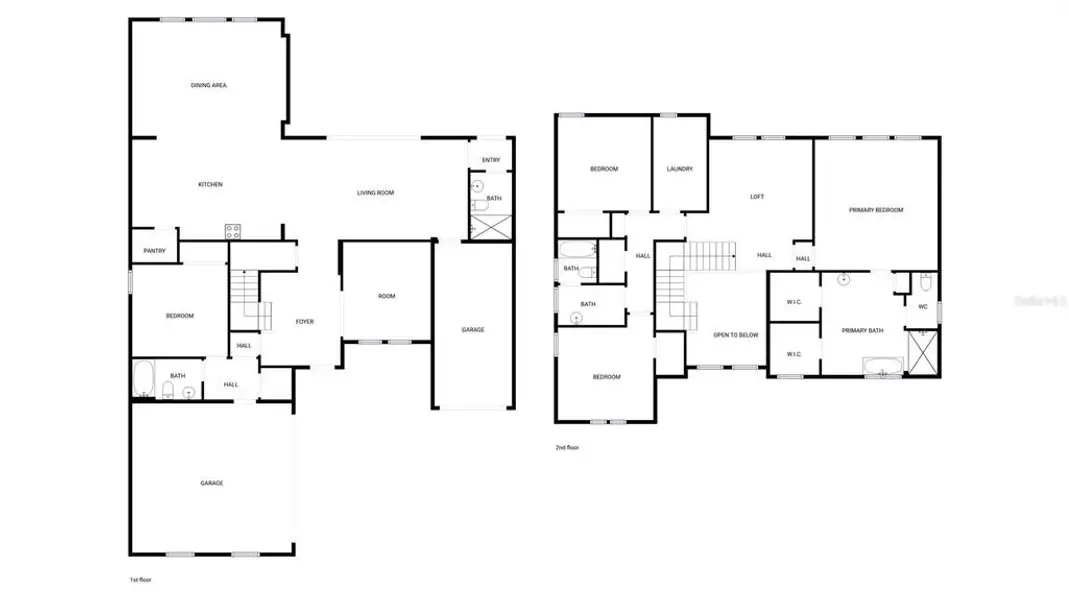 2D floor plan layout of this home in Rivington, Debary, FL (Image 4).