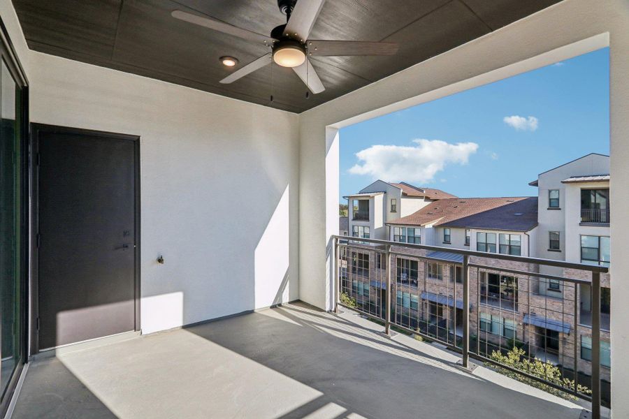 Exterior details and patio area of a home in The Grove, Austin (Image 26). Exterior details and patio area of a home in The Grove, Austin (Image 26).