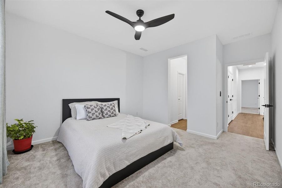 Furnished interior view inside a new home in , Parker (Image 41).