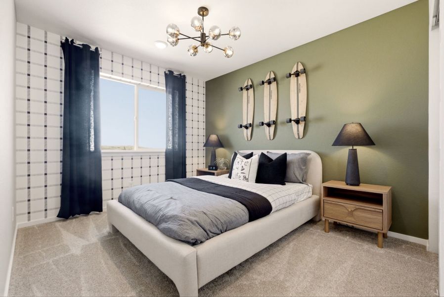 Representative furnished interior of a home built from the Capella by Pulte Homes in Sky Ranch, Watkins (Image 19). Representative furnished interior of a home built from the Capella by Pulte Homes in Sky Ranch, Watkins (Image 19).