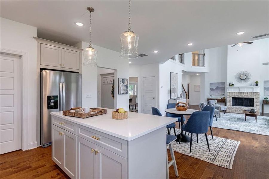 Furnished interior view inside a new home in , Watkinsville (Image 63).