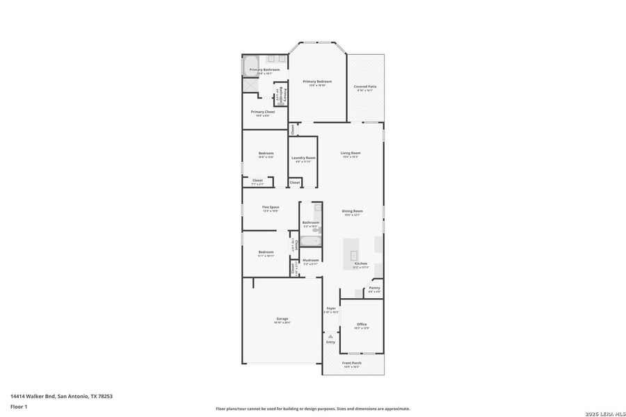 2D floor plan layout of this home in Thomas Pond, San Antonio, TX (Image 5). 2D floor plan layout of this home in Thomas Pond, San Antonio, TX (Image 5).