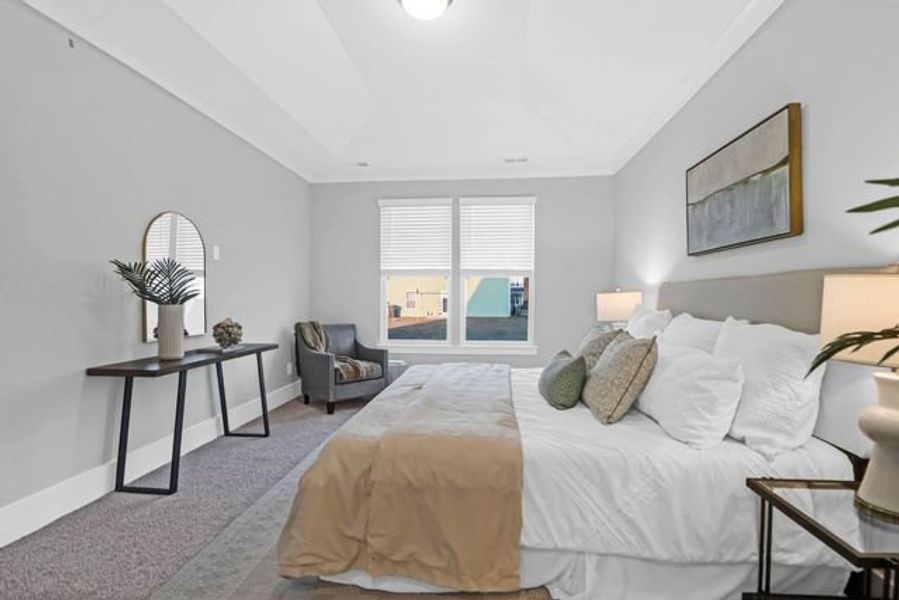Representative furnished interior of a home built from the Milo P by True Homes in Homecoming, Ravenel (Image 17).