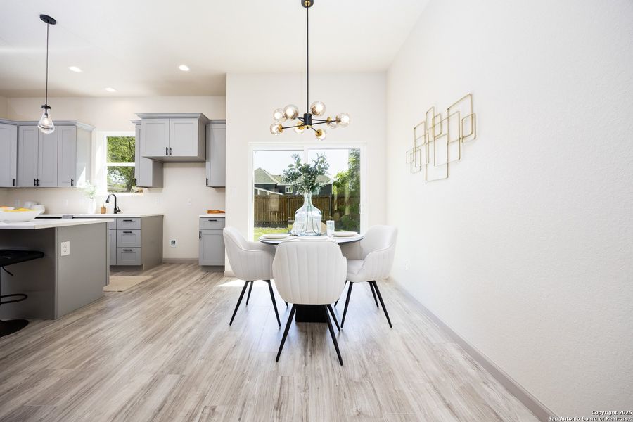 Furnished interior view inside a new home in , San Antonio (Image 39). Furnished interior view inside a new home in , San Antonio (Image 39).