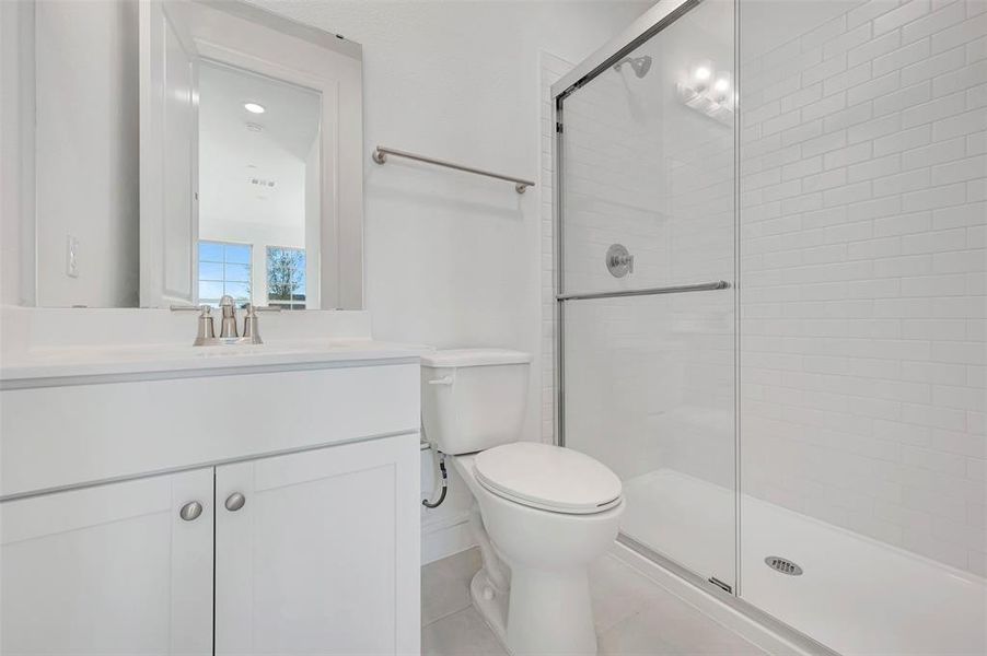 Furnished interior view inside a new home in Kreymer at the Park, Wylie (Image 10).