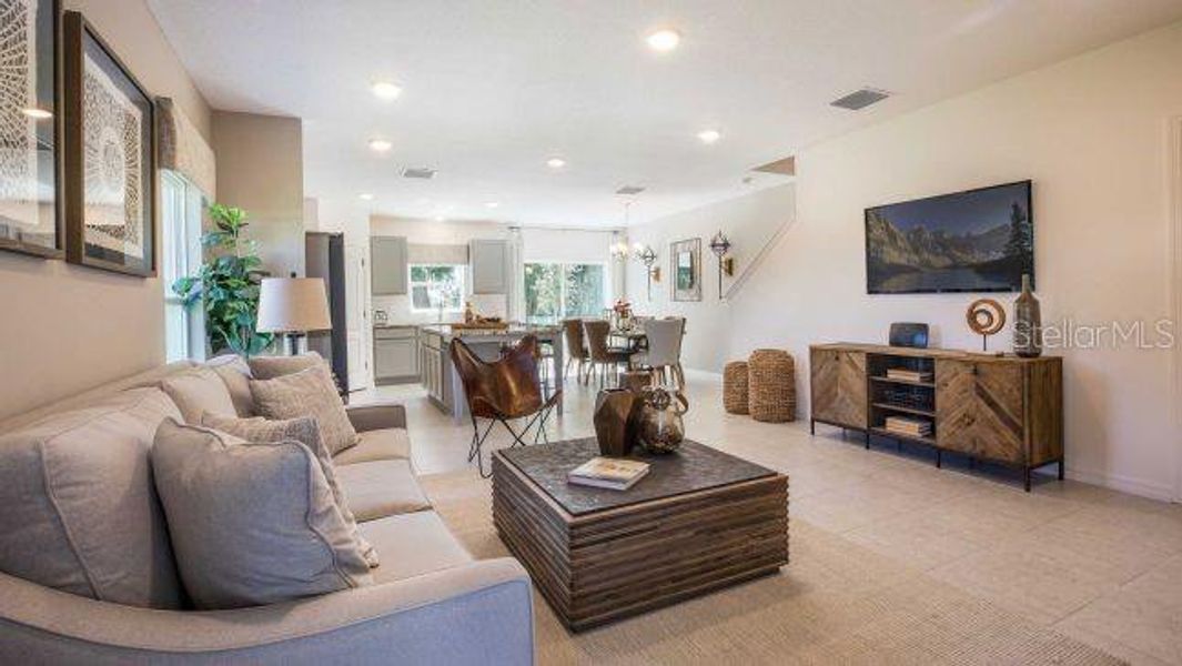 Furnished interior view inside a new home in , Lakeland (Image 6).