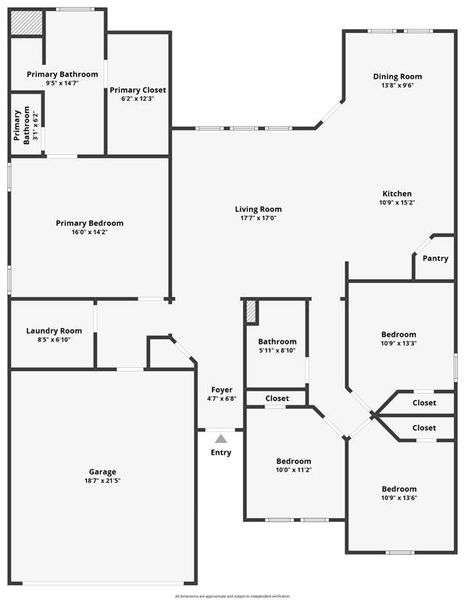 2D floor plan layout of this home in Fair Oaks, Bridgeport, TX (Image 4).