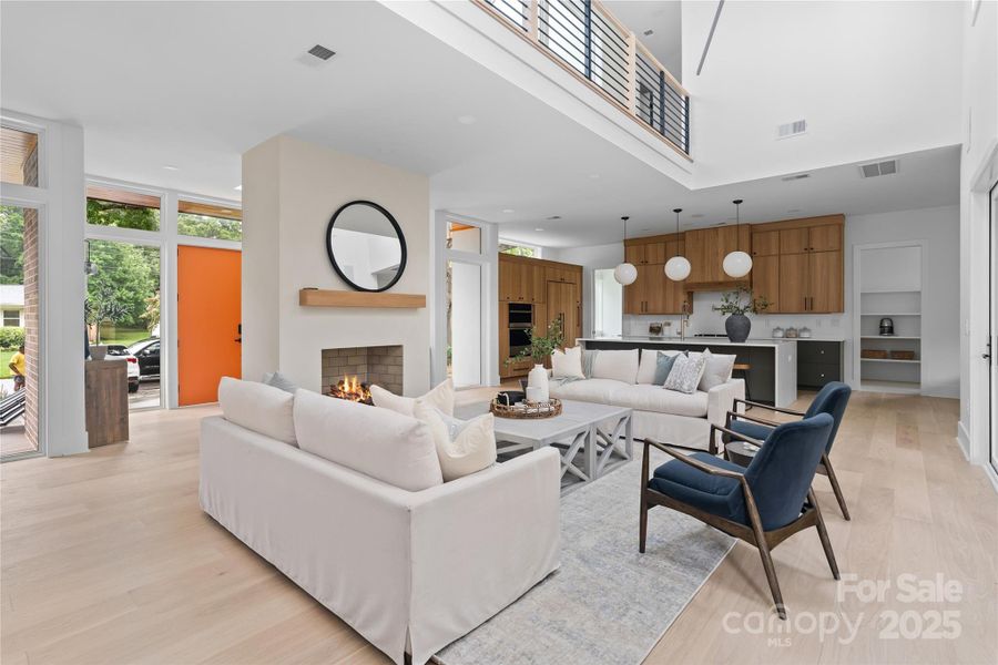 Furnished interior view inside a new home in , Charlotte (Image 32).