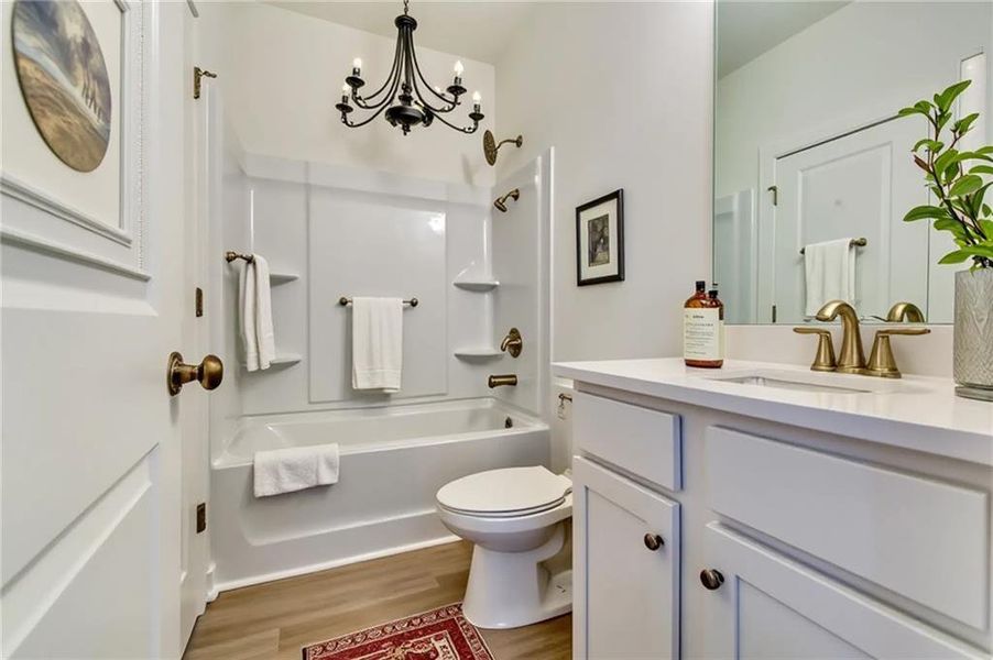 Furnished interior view inside a new home in Traditions of Braselton, Jefferson (Image 5).