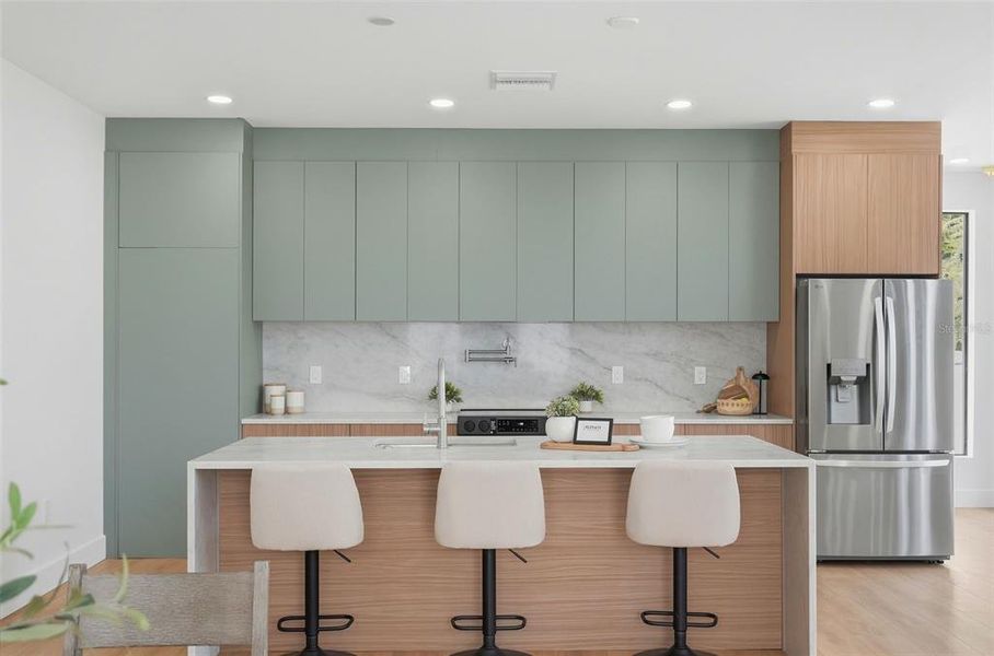 Furnished interior view inside a new home in , St. Petersburg (Image 15).