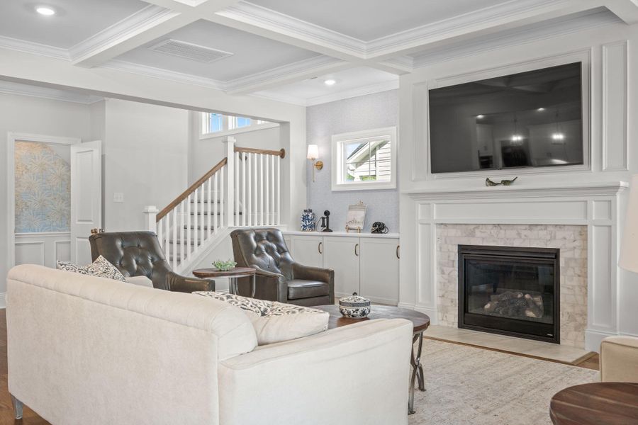 Furnished interior view inside a new home in , Summerville (Image 4).