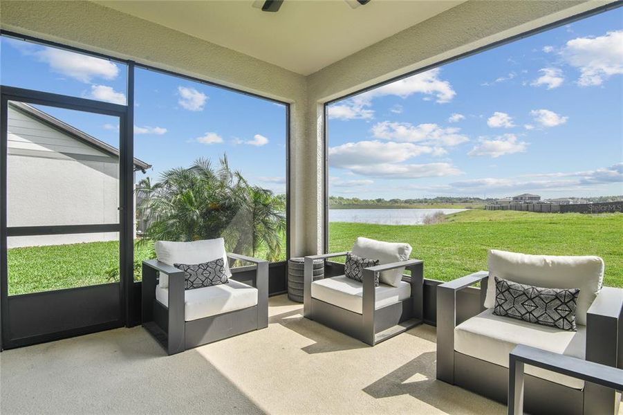 Exterior details and patio area of a home in Waterset, Apollo Beach (Image 21).