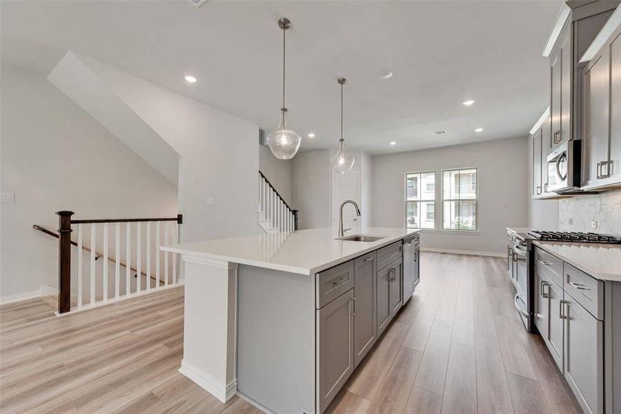 Furnished interior view inside a new home in City Point, North Richland Hills (Image 15). Furnished interior view inside a new home in City Point, North Richland Hills (Image 15).
