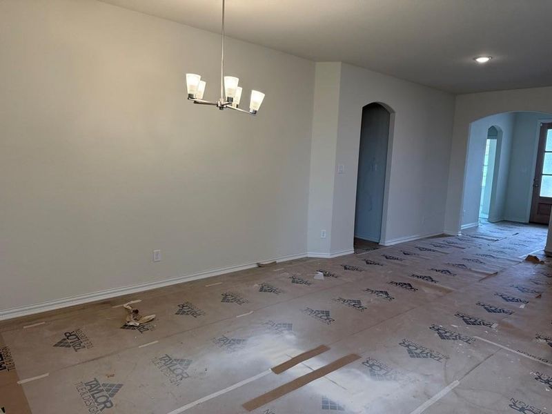 In-progress construction of a new home in Covenant Springs, Springtown, TX (Image 7).