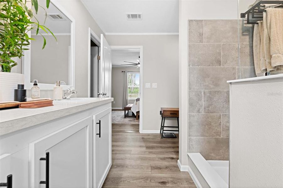 Furnished interior view inside a new home in , Brooksville (Image 44).