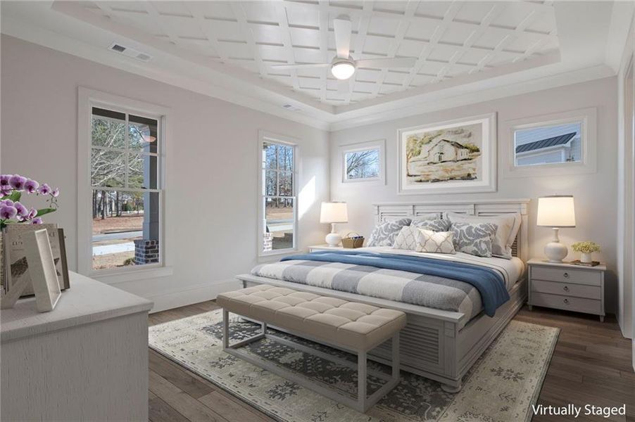 Furnished interior view inside a new home in , Statham (Image 8).