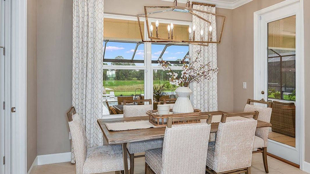 Representative furnished interior of a home built from the Barbuda by Taylor Morrison in Headwaters at Lofton Creek, Yulee (Image 6).