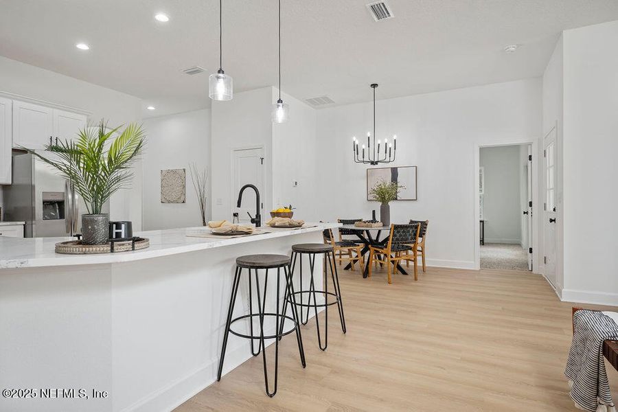 Furnished interior view inside a new home in , Melrose (Image 17).
